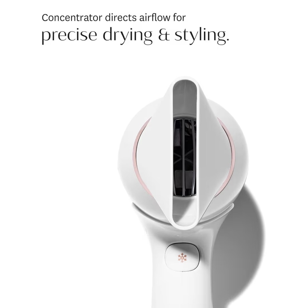 T3 Fit Travel Hair Dryer - White and Rose Gold - Like New - Picture 6 of 14